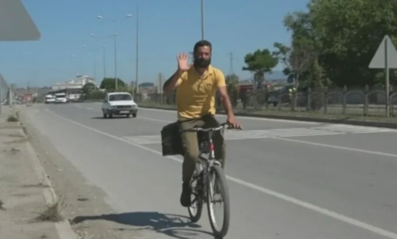 bisikletçi Ömer - Bisikletçi Ömer'in Son Yolculuğu Üzdü