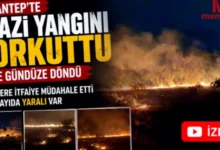 arazi yangını - Gaziantep Arazi Yangını Nefes Kesti