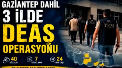DEAŞ operasyonu - Gaziantep: DEAŞ Operasyonu Şüpheli Ağını Sorguluyor