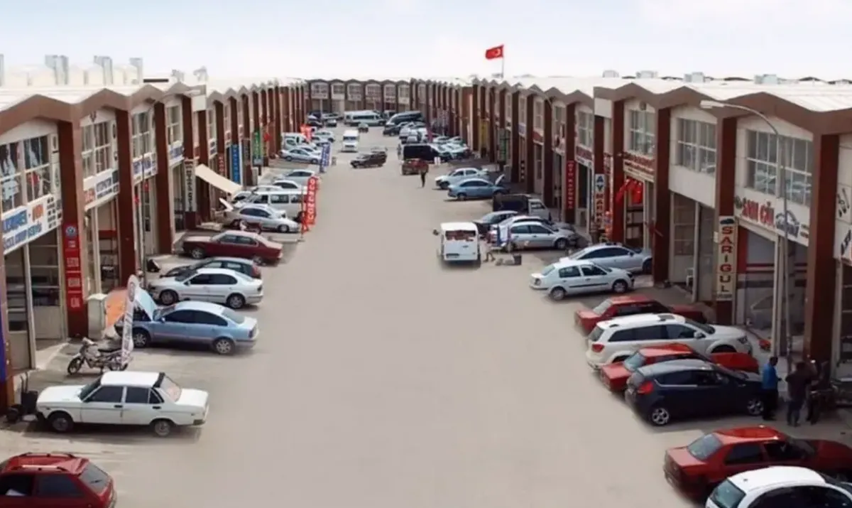 Gaziantep Oto Sanayi'nde Esnaf Sahresi Molası