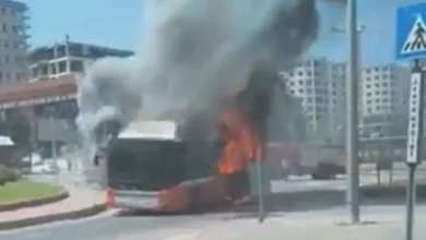 otobüs yangını - Gaziantep Otobüs Yangını: Yolcular Kurtuldu