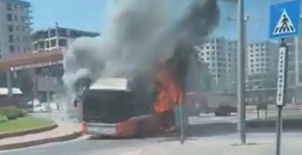 Gaziantep Otobüs Yangını: Yolcular Kurtuldu