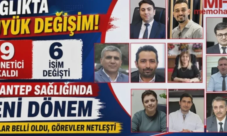 Gaziantep sağlık atamaları - Gaziantep Sağlık Atamaları: Yeni Yöneticiler Belirlendi