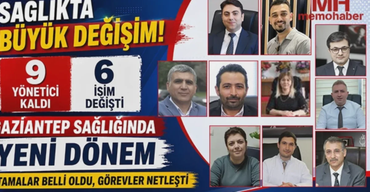 Gaziantep Sağlık Atamaları: Yeni Yöneticiler Belirlendi