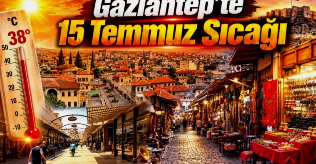 Gaziantep Sıcak Günler: Gaziantep - 43 Derecede Boş Sokaklar