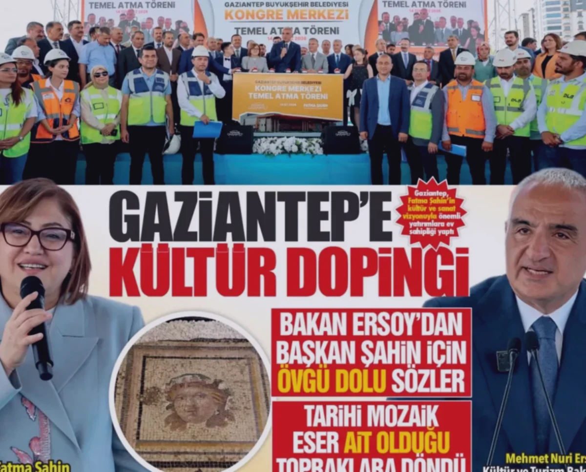 Gaziantep'e Kültür Dopingi: Yeni Müze Açıldı, Temel Atıldı