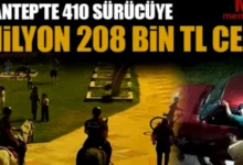 410 sürücüye ceza - Gaziantep'te 410 Sürücüye Ağır Cezalar