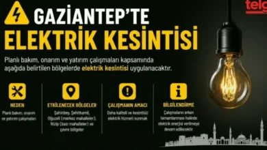 elektrik kesintisi alarm - Gaziantep'te Elektrik Kesintisi Alarmı