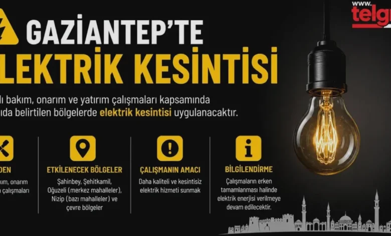 Gaziantep elektrik kesintisi - Gaziantep'te Elektrik Kesintisi: Neden, Kim Etkilenecek?