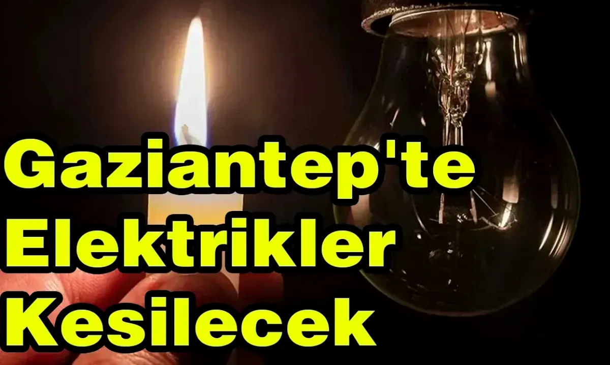 Gaziantep'te Elektrik Kesintisi: Şebeke İyileştirme Çalış...