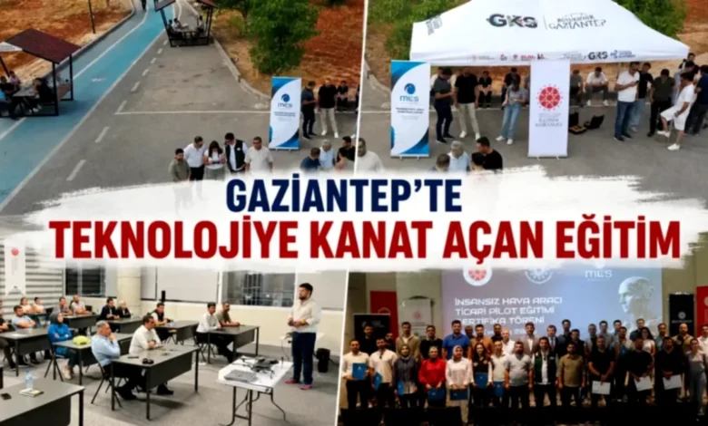güvenli drone - Gaziantep'te Güvenli Drone Pilotları Yetişti