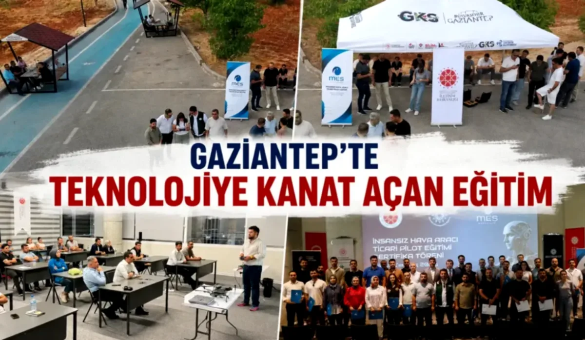 Gaziantep'te Güvenli Drone Pilotları Yetişti