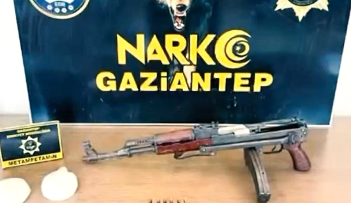 Gaziantep'te Kalaşnikof ve Uyuşturucu: Operasyon Derinleş...