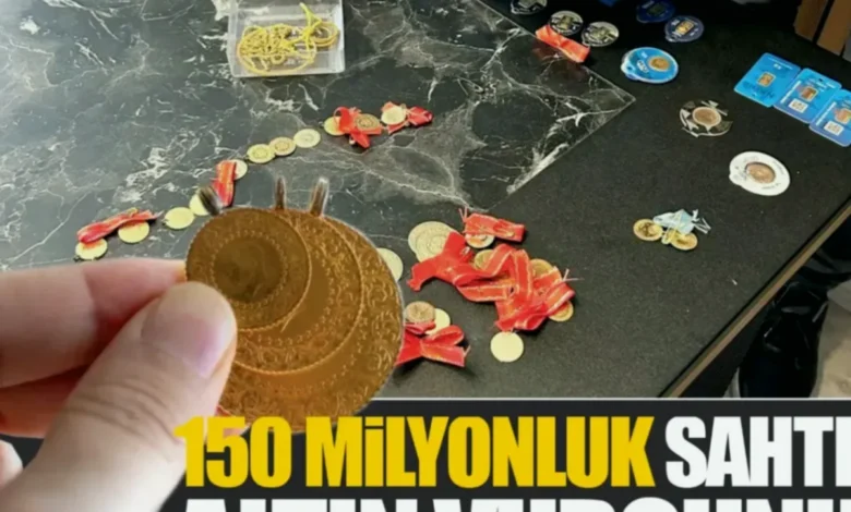 sahte altın - Gaziantep'te Sahte Altın Vurgunu: 150 Milyonluk Operasyon