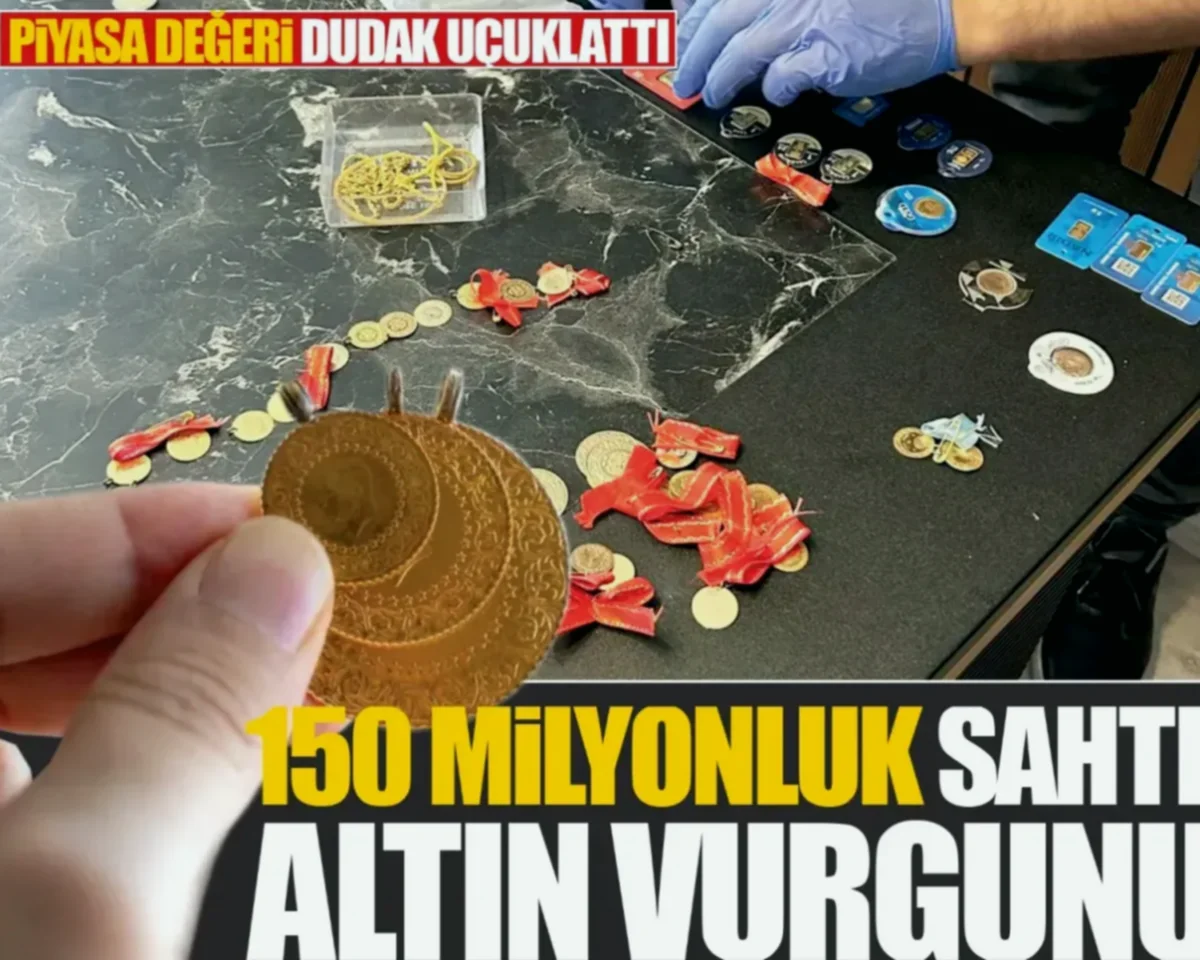 Gaziantep'te Sahte Altın Vurgunu: 150 Milyonluk Operasyon