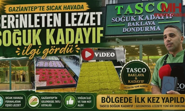 soğuk kadayıf - Gaziantep'te Soğuk Kadayıf: Sıcaklara Serin Dokunuş