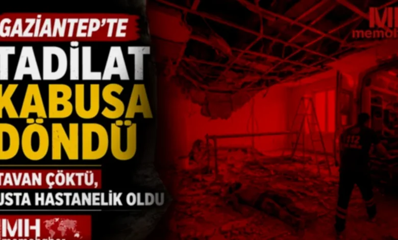 tadilat kazası - Gaziantep'te Tadilat Kabusu: Usta Yaralandı