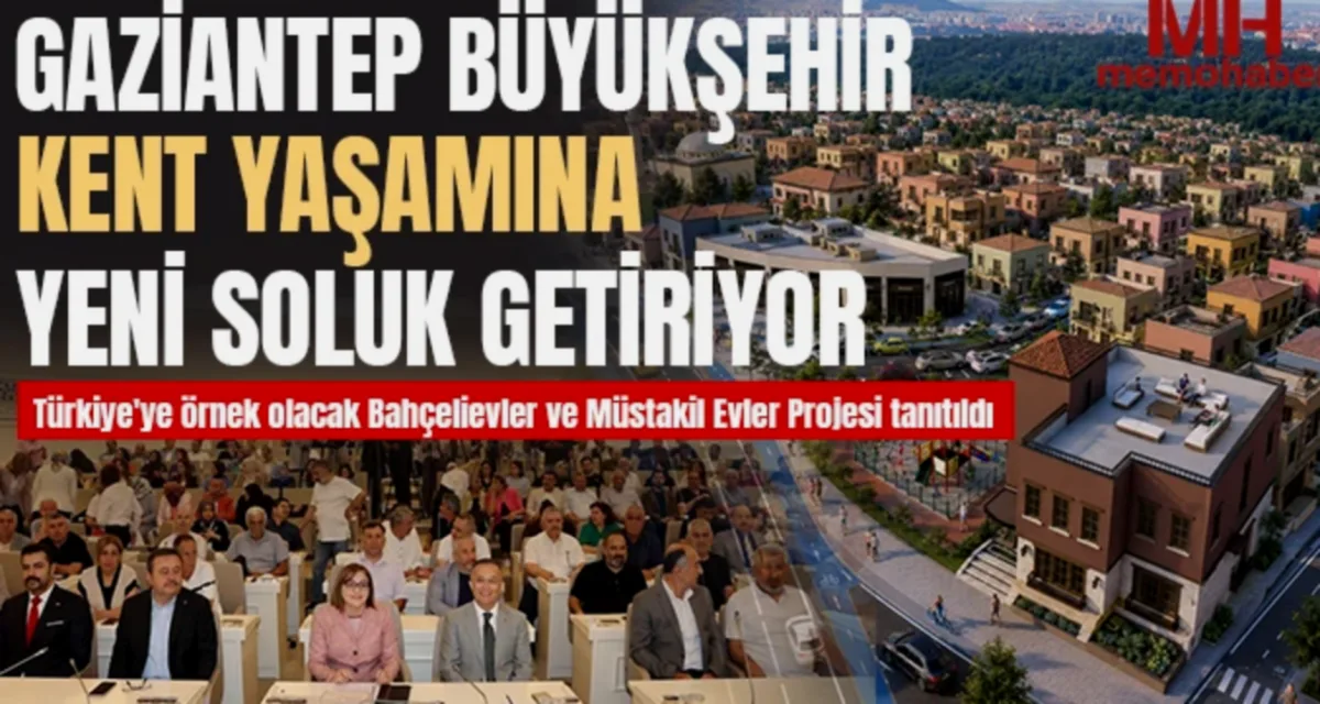 Gaziantep'te Yeni Bahçeli Ev Hayali