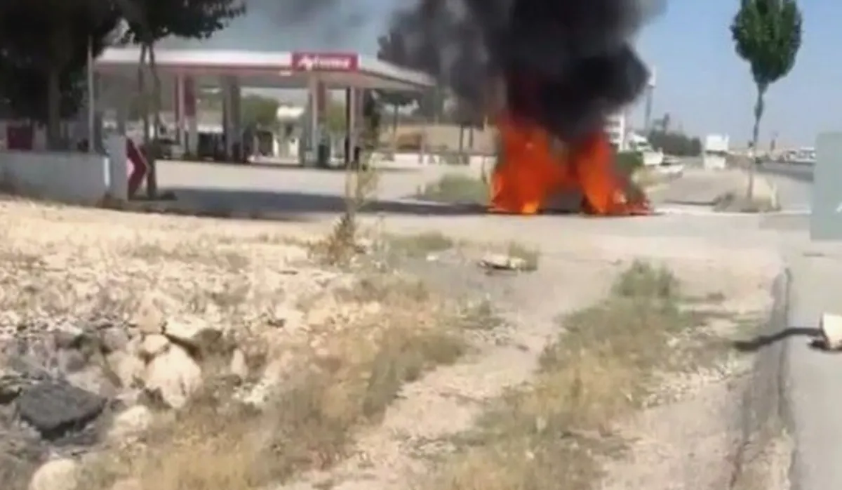 Gaziantep'te Yolculuk Alevle Bitti