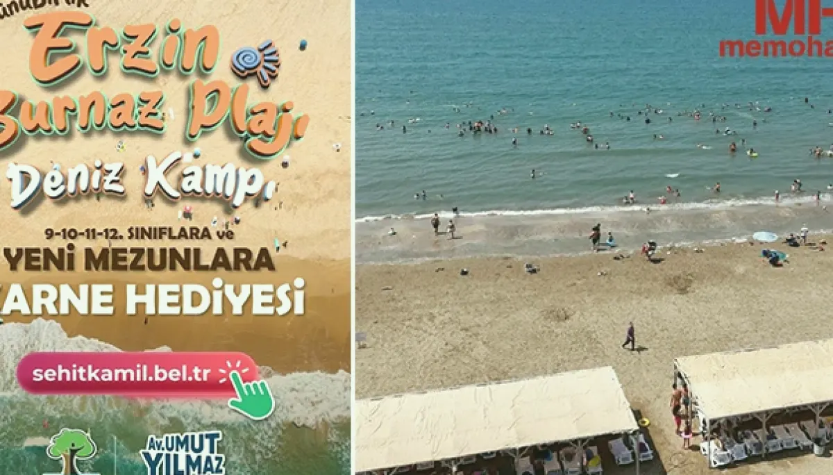 Gençlere karne hediyesi deniz kampı