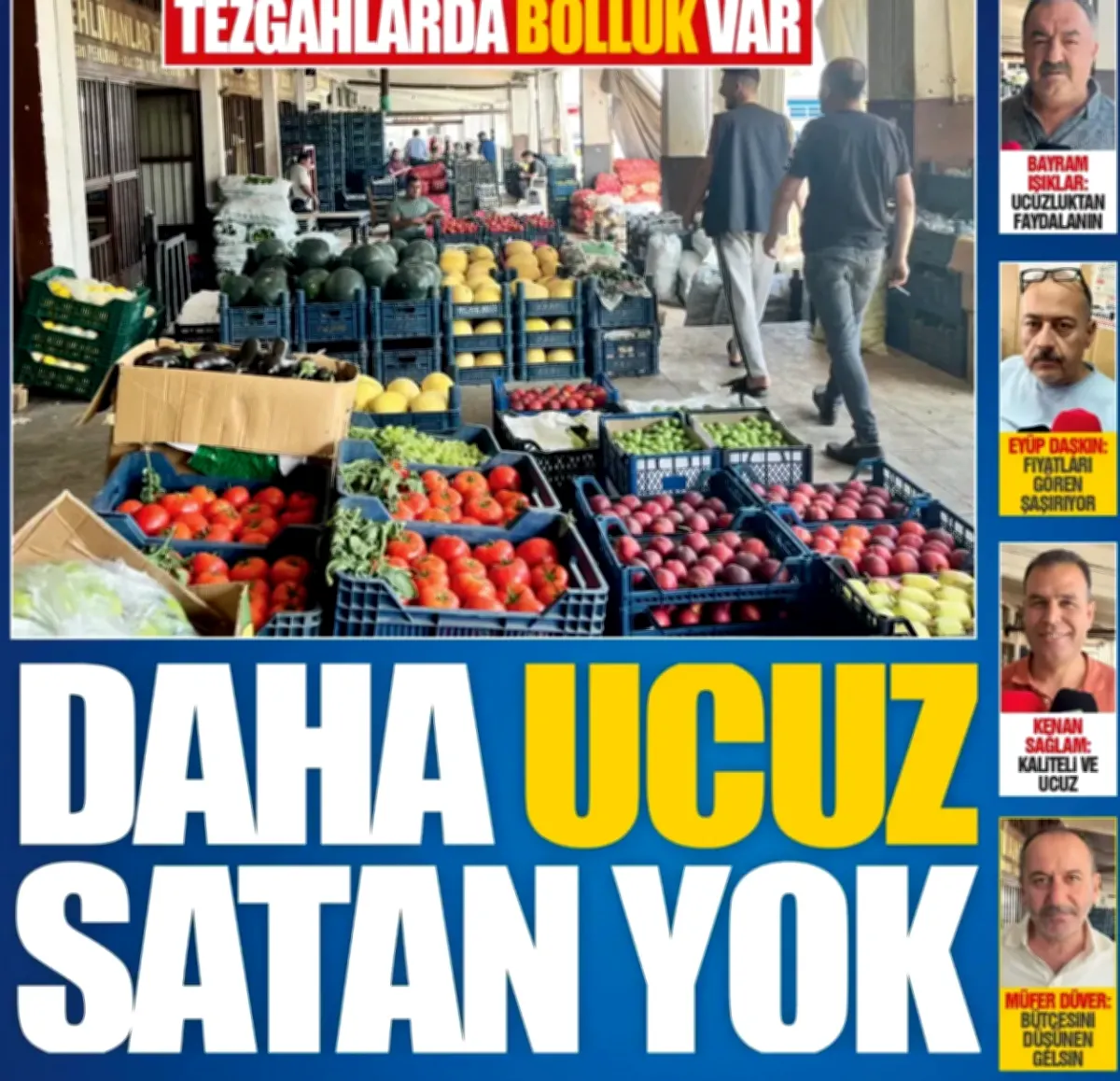 Halde Ucuzluk Rüzgarı: Sebze Fiyatları Düştü