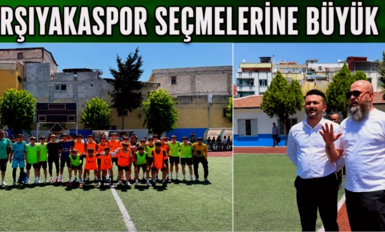 Karşıyakaspor rekor - Karşıyakaspor'da Rekor Seçme Heyecanı