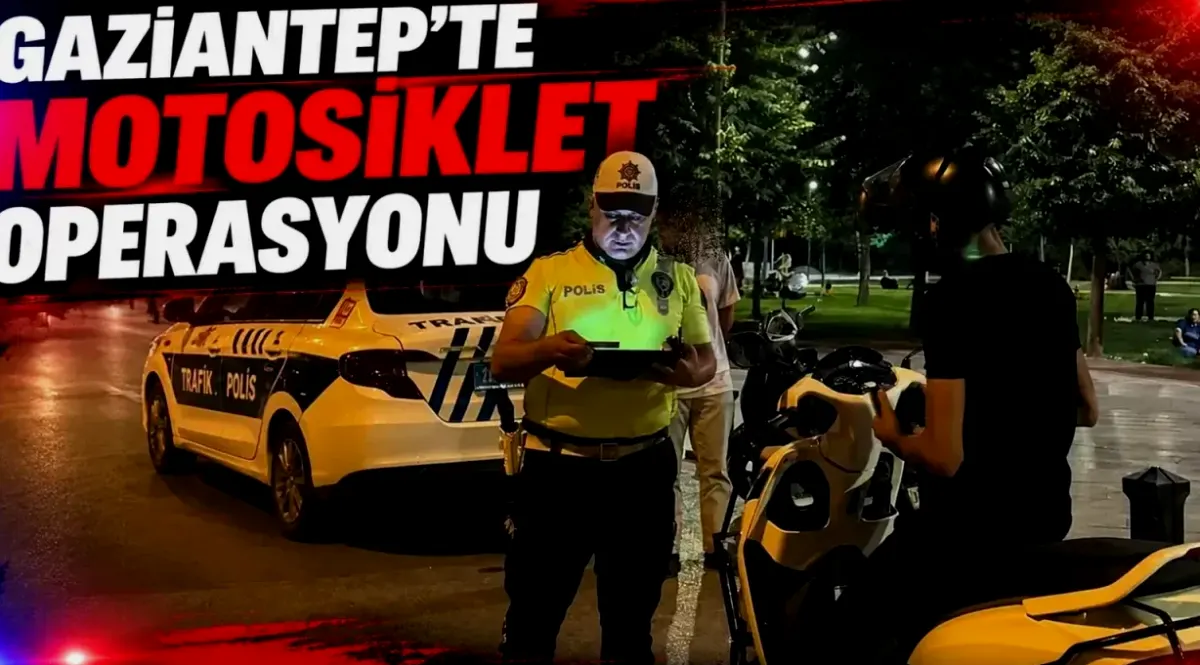 Motosiklet Denetimleri: Gaziantep Trafikte Sıkı Denetim