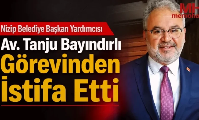 Nizip Bayındırlık - Nizip'te Sürpriz İstifa: Bayındırlık Görevden Ayrıldı