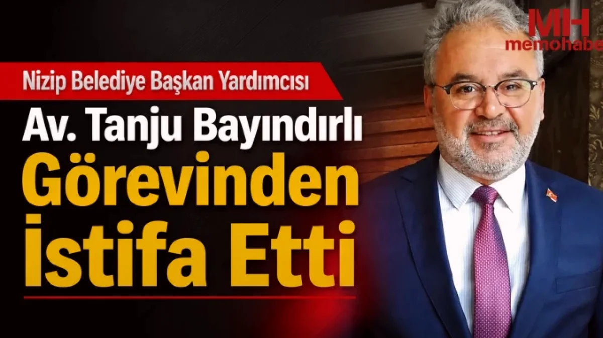 Nizip'te Sürpriz İstifa: Bayındırlık Görevden Ayrıldı