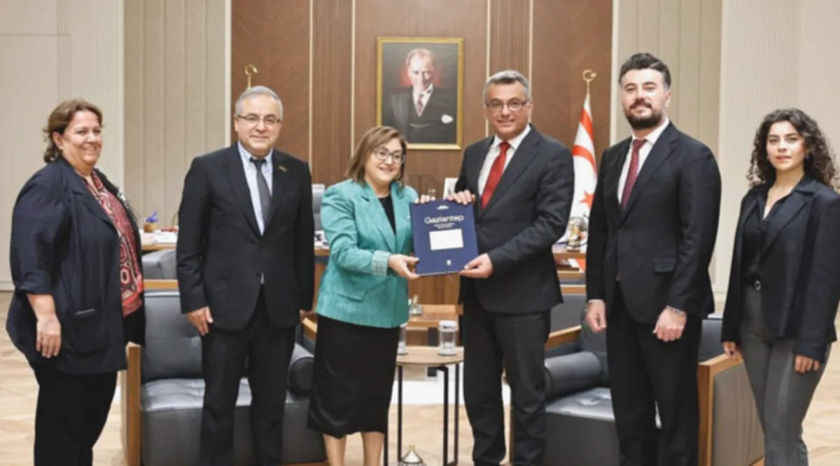 Şahin'den Kıbrıs'a Gaziantep İmzası