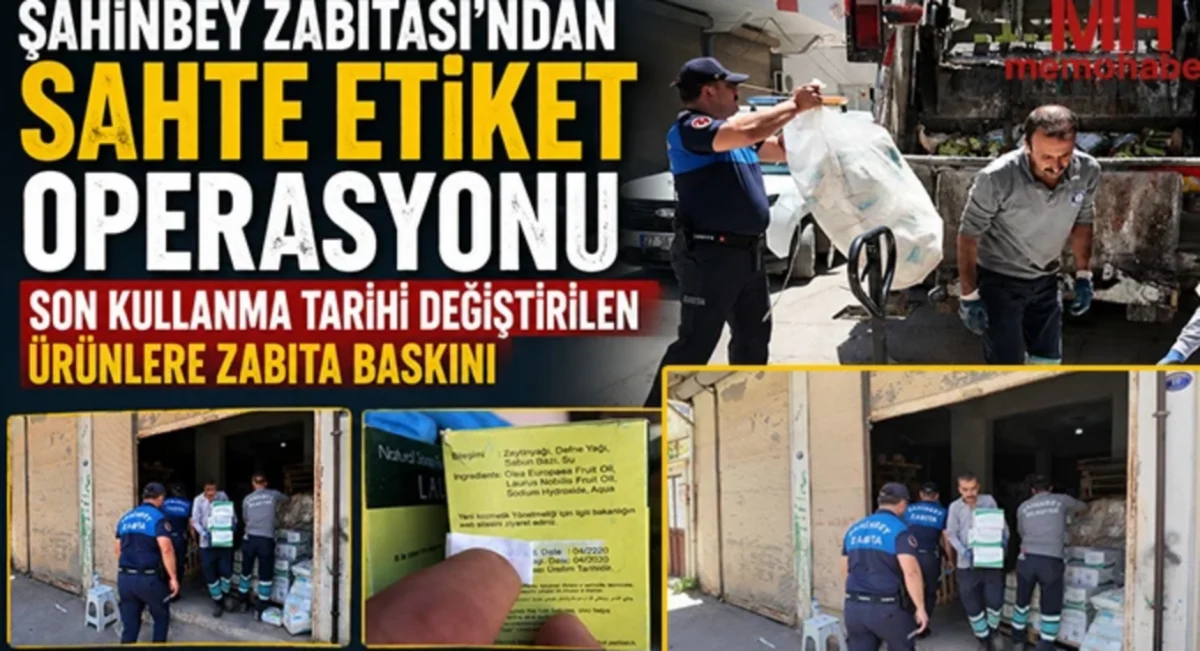 Sahte Etiketli Sabunlar Yakalandı