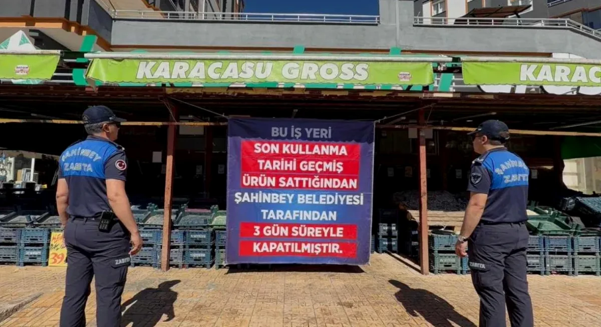 Son Kullanma Tarihi Geçmiş Ürün: Market Kapatıldı