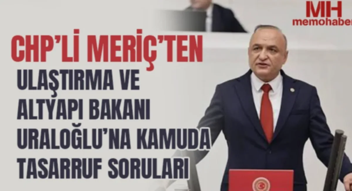 Tasarruf Tedbirleri: CHP'den Bakanlığa 4 Soru