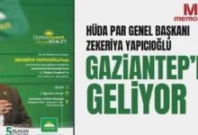 Yapıcıoğlu Gaziantep ziyareti - Yapıcıoğlu Gaziantep'te: Kongre ve Ziyaret Programı Netleşti