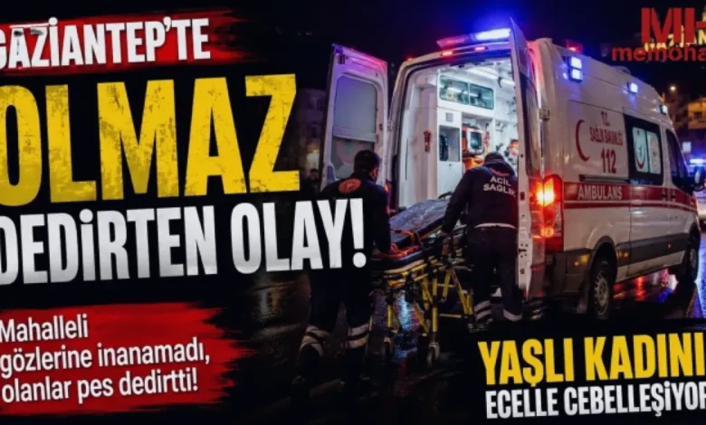 yaşlı kadın kurtuldu - Yaşlı Kadın Son Anda Kurtuldu: Gaziantep'te Şoke Eden Olay