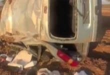 araban araç kazası - Araban'da Hafif Ticari Araç Tarlaya Uçtu