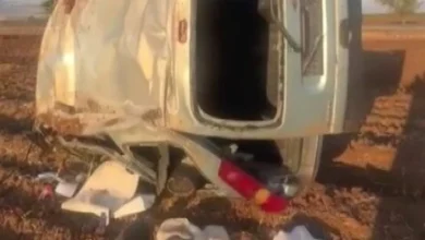 araban araç kazası - Araban'da Hafif Ticari Araç Tarlaya Uçtu