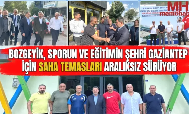 Bozgeyik Gaziantep - Bozgeyik'ten Gaziantep'e spor ve gençlik hamlesi
