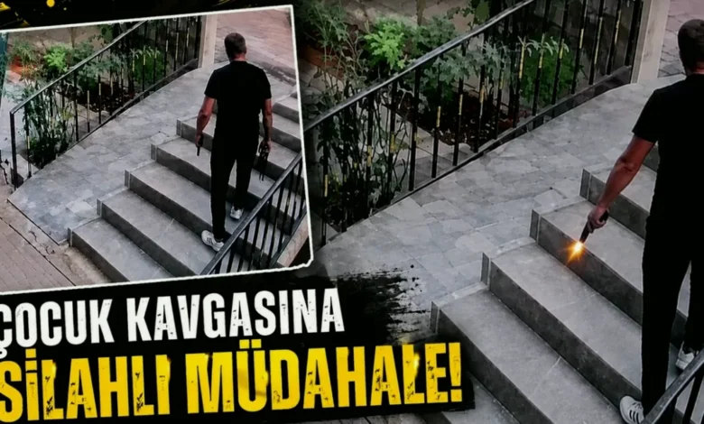 çocuk kavgası silahlı tehdit - Çocuk Kavgası Silahla Bitti