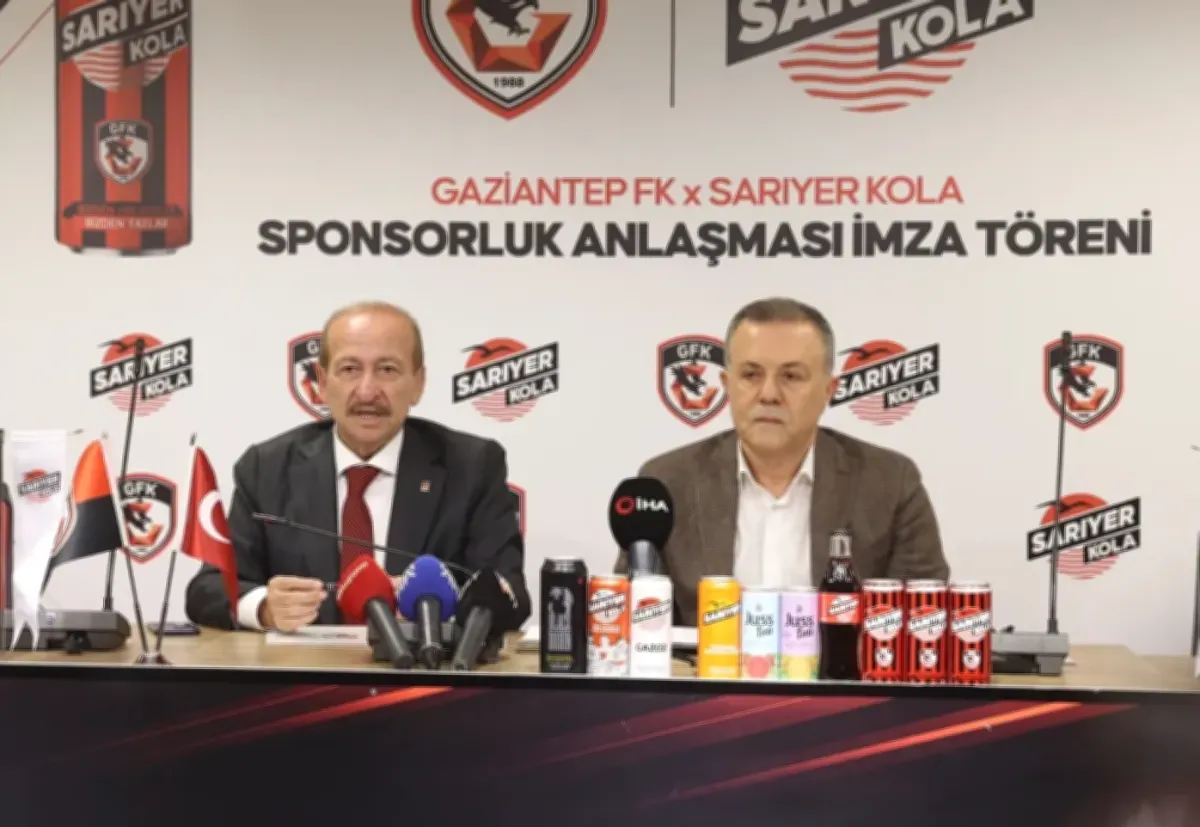 Gaziantep FK'dan Sarıyer Kola ile Güç Birliği
