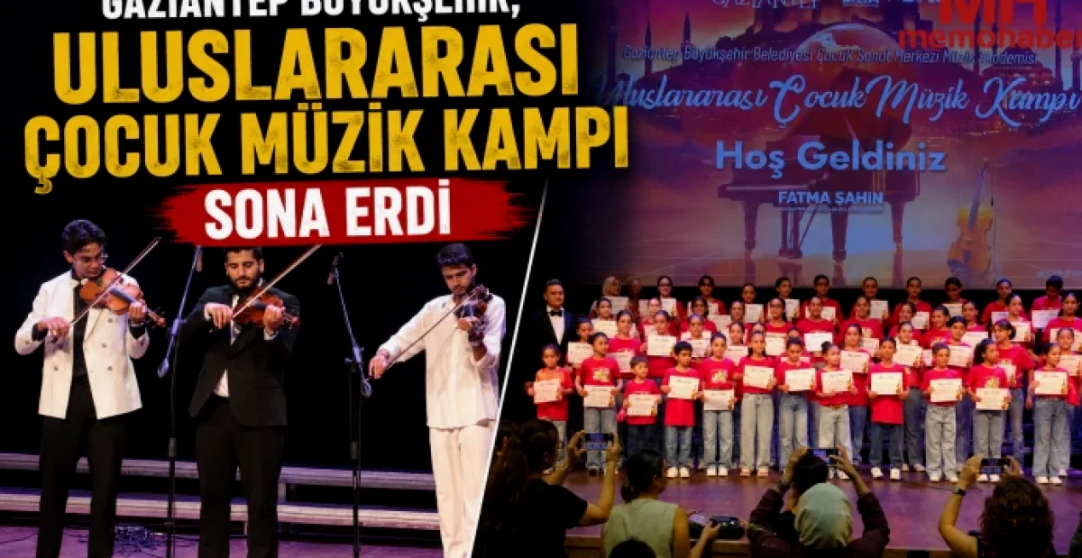 Gaziantep Müzik Kampı Başarıyla Tamamlandı