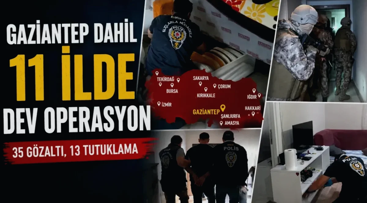 Gaziantep Siber Suçlarda Yakalananlar