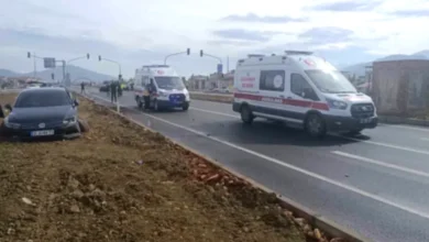 Gaziantep trafik kazası - Gaziantep Trafik Kazası: Biberli Kavşağı'nda Kaza - Yaral...