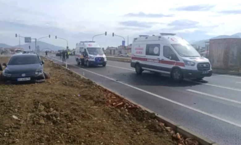 Gaziantep trafik kazası - Gaziantep Trafik Kazası: Biberli Kavşağı'nda Kaza - Yaral...