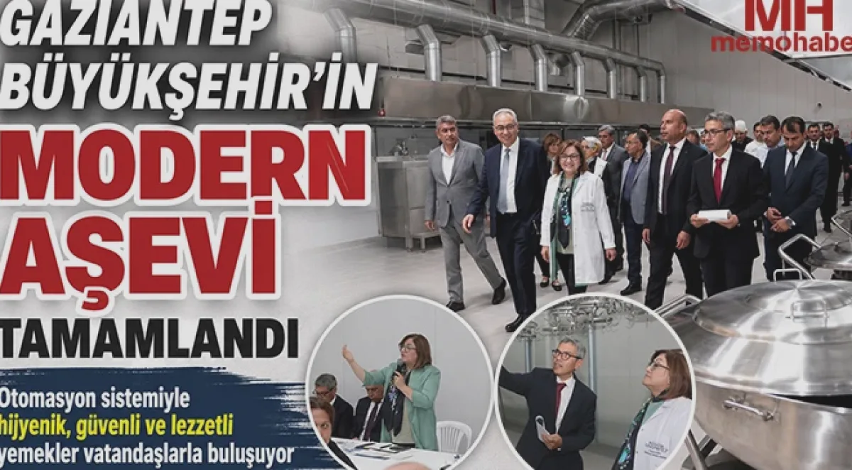 Gaziantep'te 50 Bin Kişilik Modern Aşevi