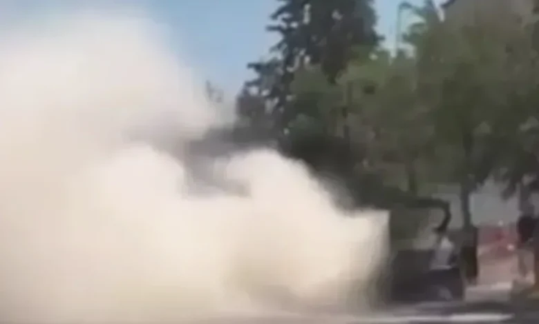 araç yangını - Gaziantep'te Araç Yangını: Panik ve Tahkikat Başladı