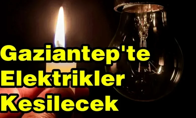 elektrik kesintileri - Gaziantep'te Elektrik Kesintileri: Detaylı Bilgi