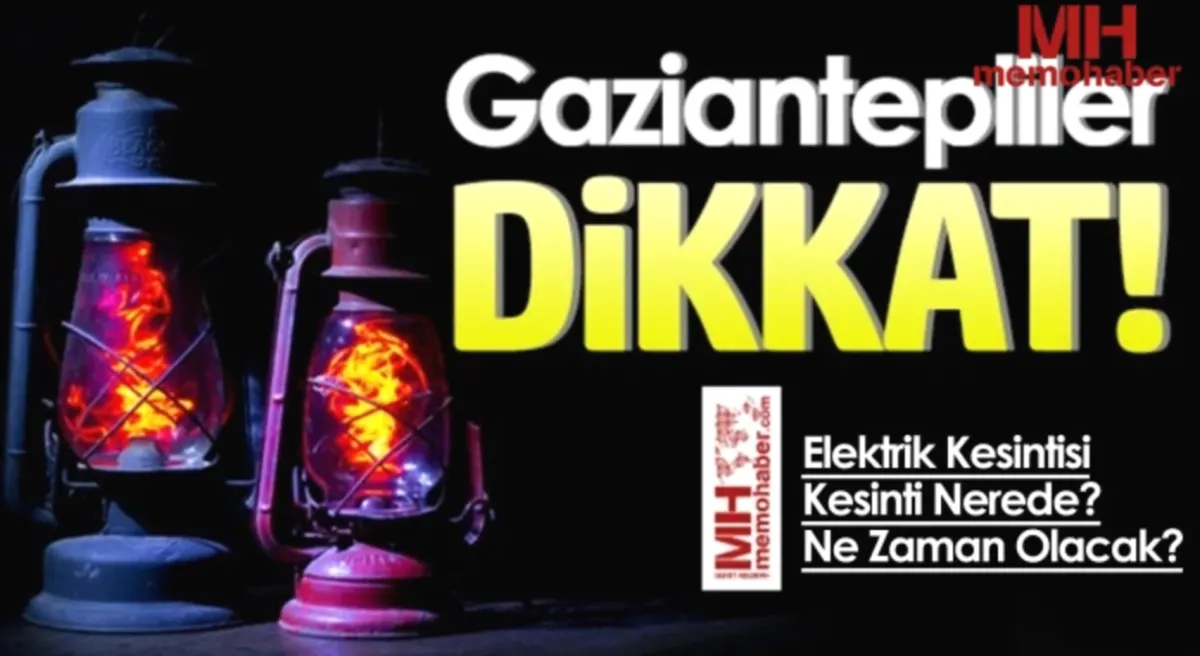 Gaziantep'te Elektrik Kesintisi: Detaylar Açıklandı