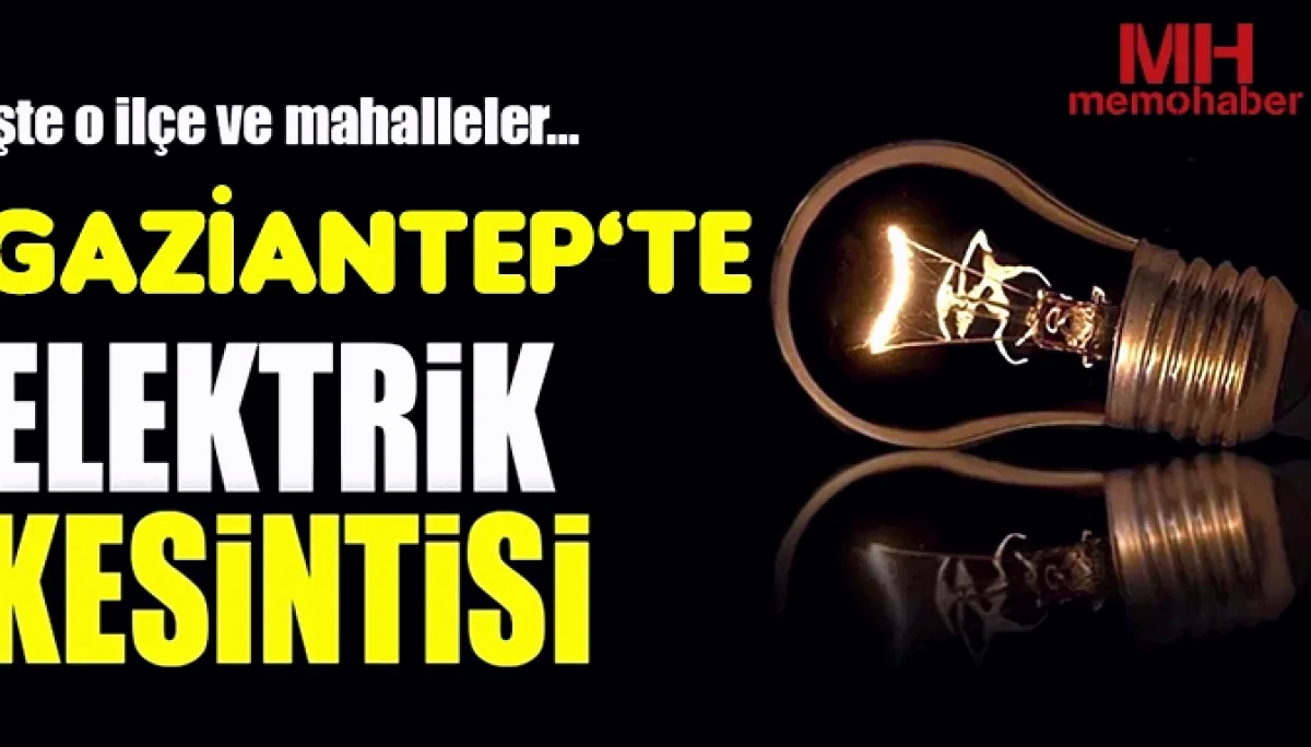 Gaziantep'te Elektrik Kesintisi: Detaylı Analiz