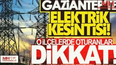 elektrik kesintisi - Gaziantep'te Elektrik Kesintisi: İslahiye ve Diğer İlçele...